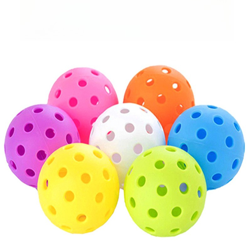 6/12/24PCS Pickleball 74MM Durable 40 Holes Outdoor 6/12/24Pcs Pickleballs 26g Outdoor for Competition pickleball Packs