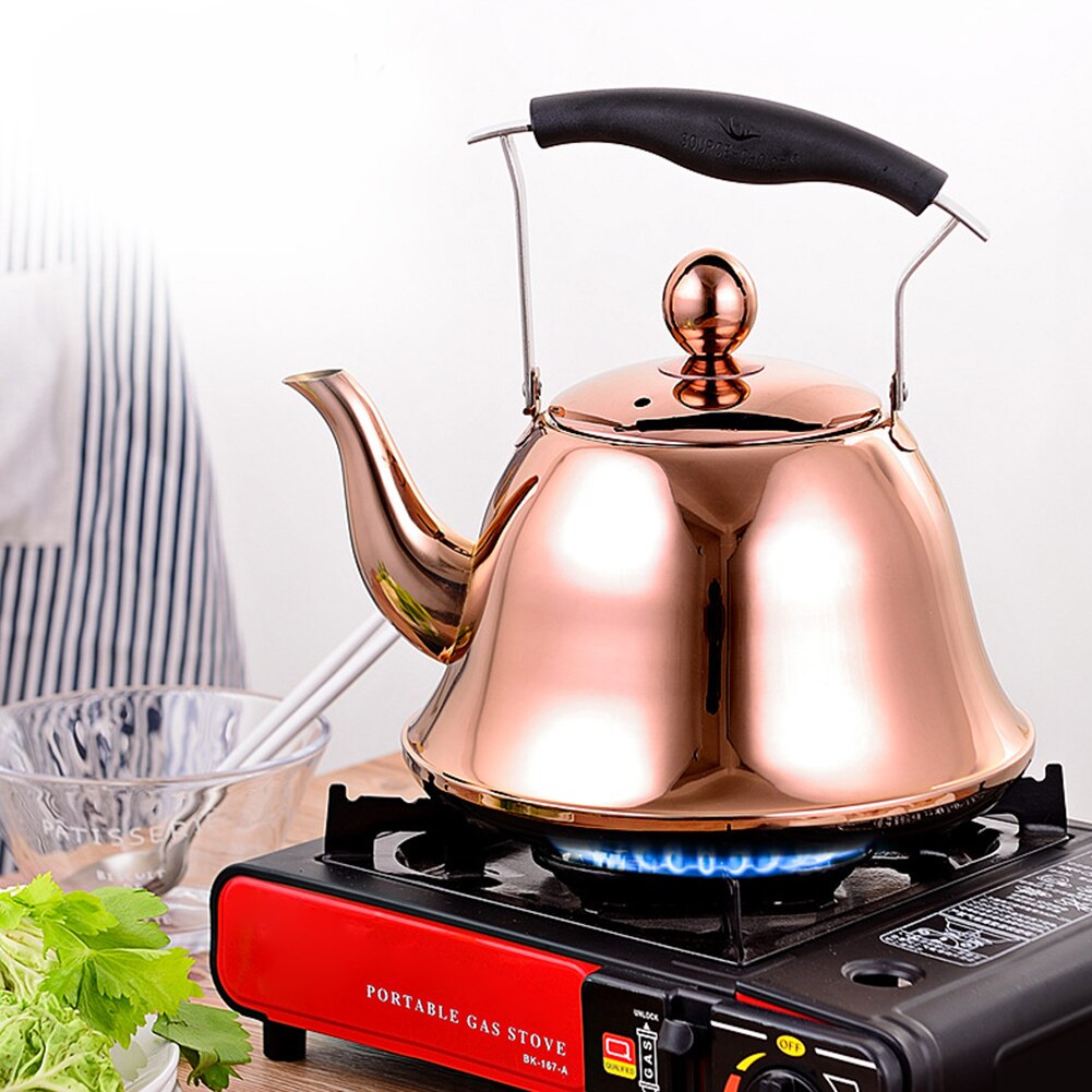 Whistling Kettle With Infuser - 2.0L Stainless Steel Teapot - For Induction Stove & Gas Stove