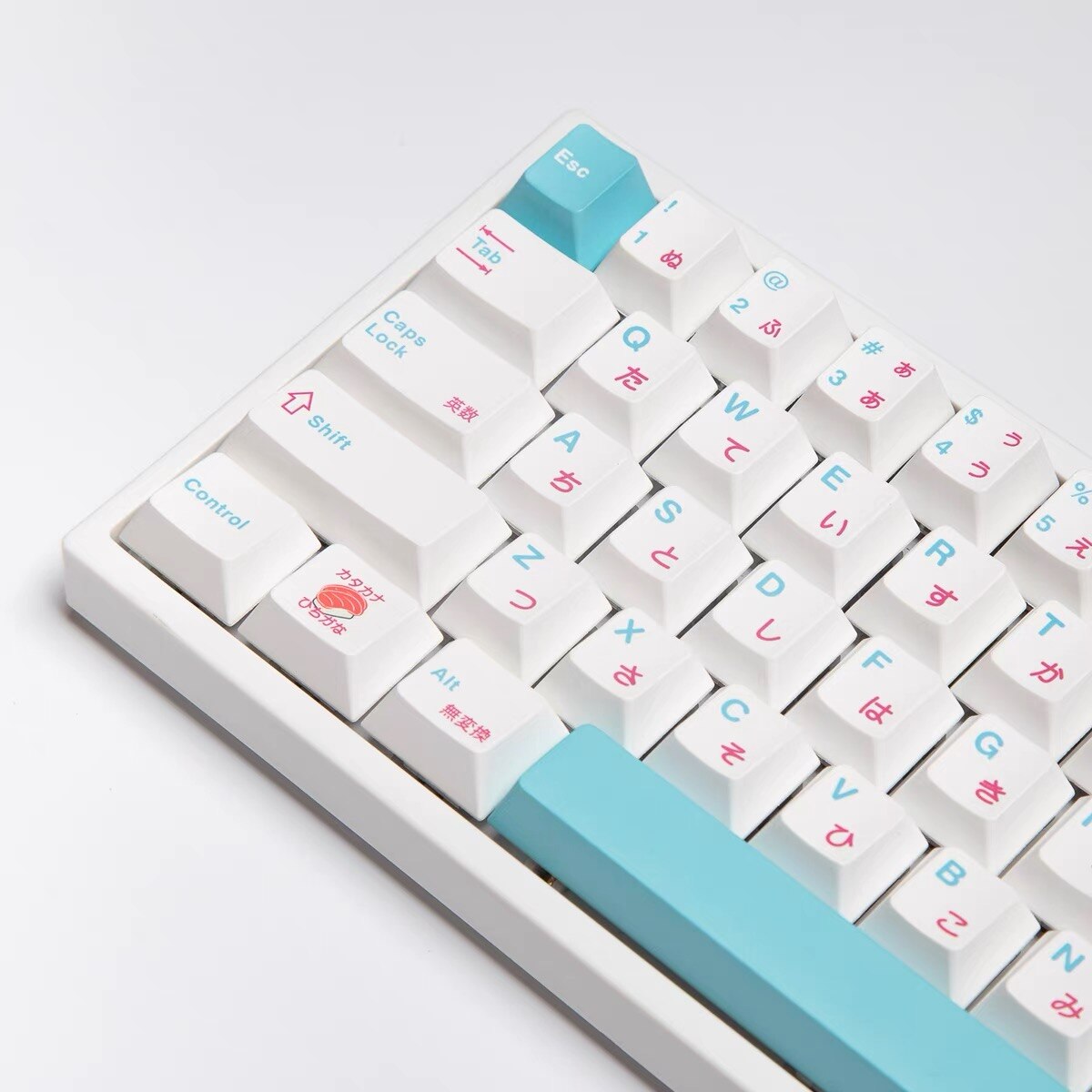 GMK Sushi-Teclas de perfil de cereza, teclas de 127 teclas, PBT, DYE, SUB, para teclado mecánico Mx Switch, GMMK Pro Cherry