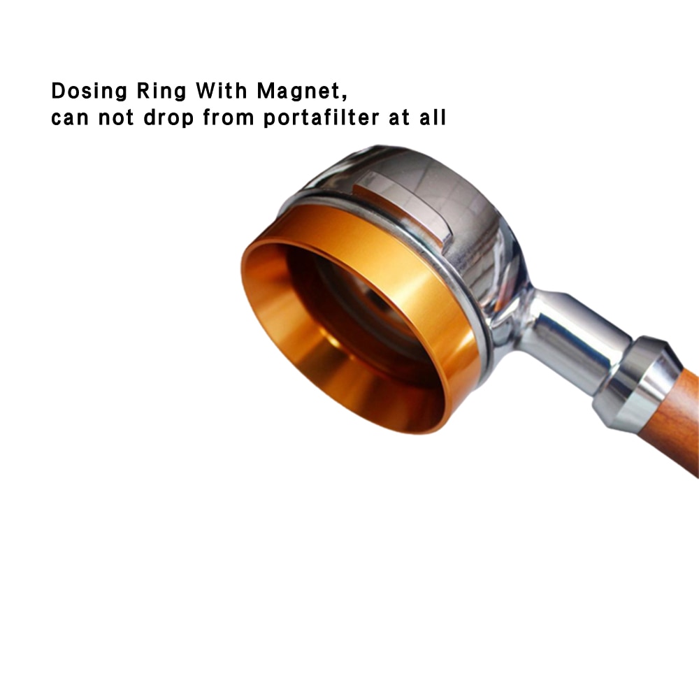 Rustfritt stål espressomaskinhåndtak 51mm 54mm 58mm bunnløs holder bunnløs portafilter for delonghi