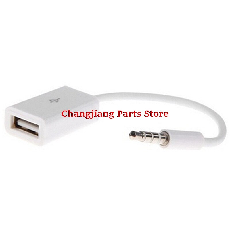 Man-vrouw Economische Male Aux Audio Plug Jack Usb 2.0 Female Converter Cable Cord Car MP3