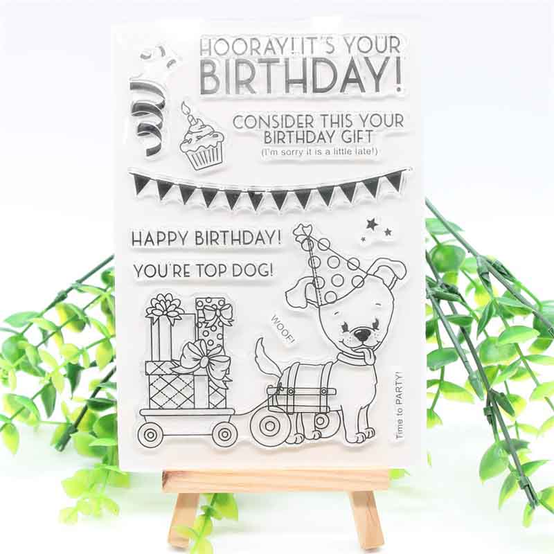 Zfparty zin transparante siliconen stempel/zegel voor doe-het-zelf scrapbooking/fotoalbum decoratieve kaart maken: 15