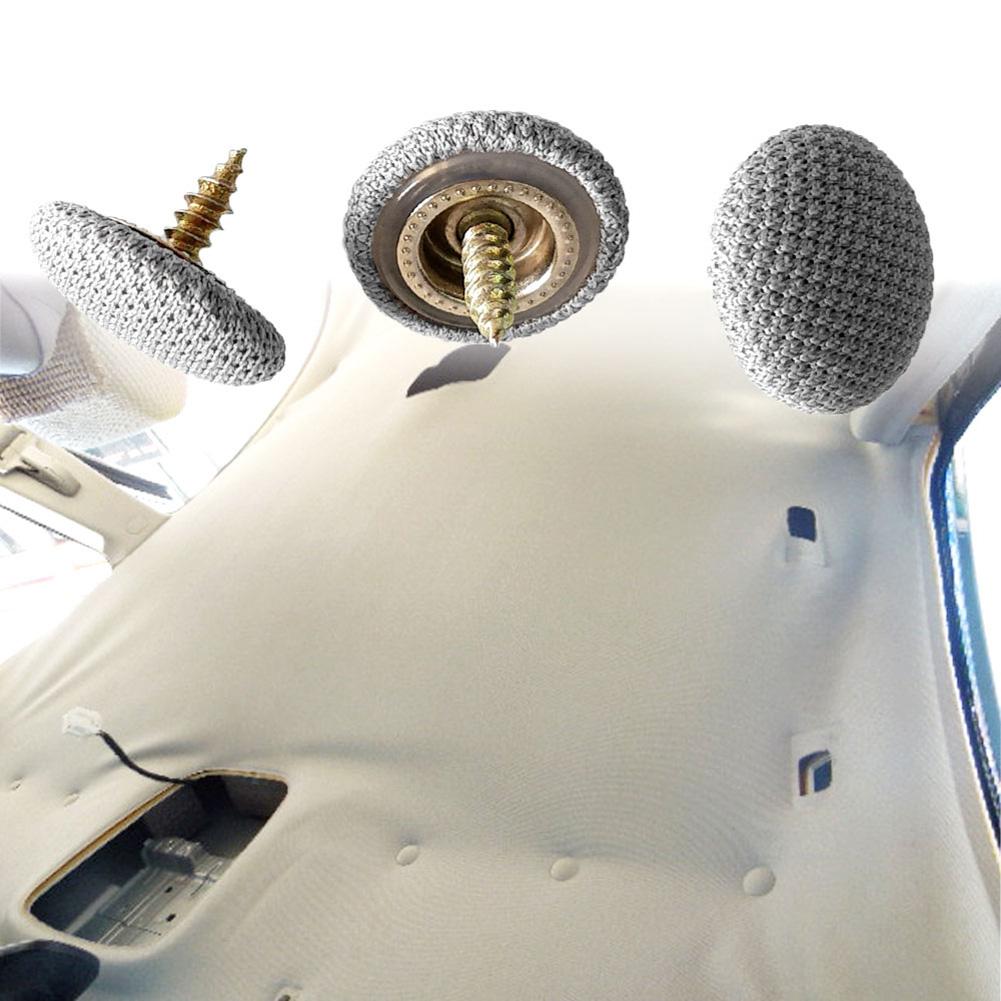 10/50 Stuks Universele Auto Dak Reparatie Gespen Auto Interieur Plafond Doek Schroef Cap Headliner Reparatie Klinknagels Retainer fastener