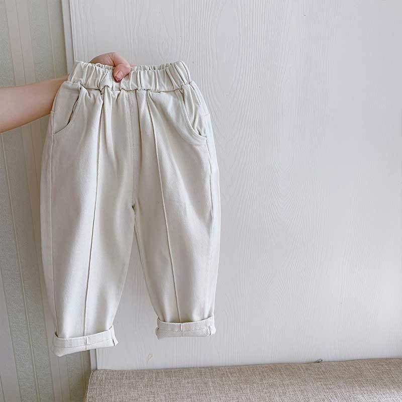 Ropa de primavera y otoño para niños y niñas, pantalones largos informales, estilo coreano, P5709,: 1 / 2T