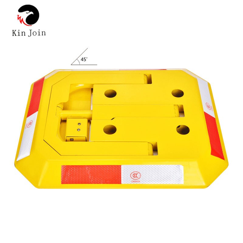 Achteck Stahl Auto Parkplatz Blocker, Auto Parkplatz Barriere, Manuelle Parkplatz Schloss Poller Post