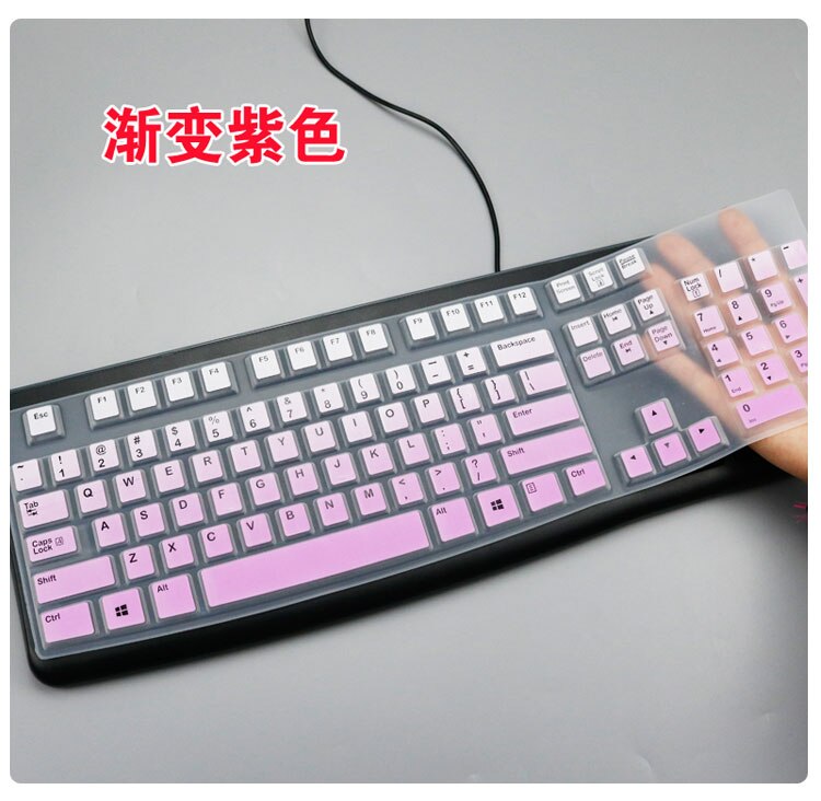 Dust Cover Film Silicone Dustproof mechanical Wireless Desktop For Logitech MK120 K120 keyboard Cover Protector