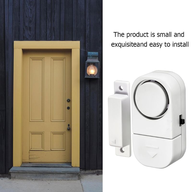 Home Security Alarm System Standalone Magnetic Sensors Independent Wireless Home Door and Window Alarm Security Burglar X6HA