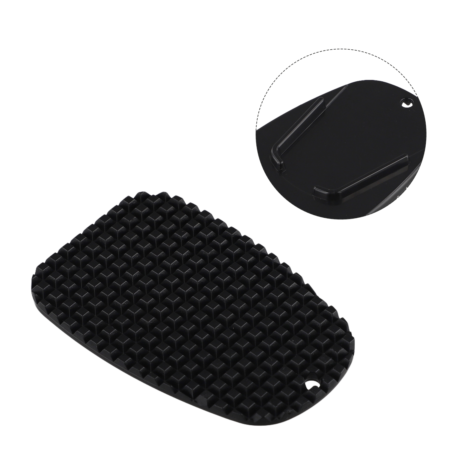 Rutschfeste Motorrad Kunststoff Kickstand Seite trete Stand Pad Motorrad Parkplatte Basis Verlängerung Pad Verlängerung Fuß Seitenständer ﻿