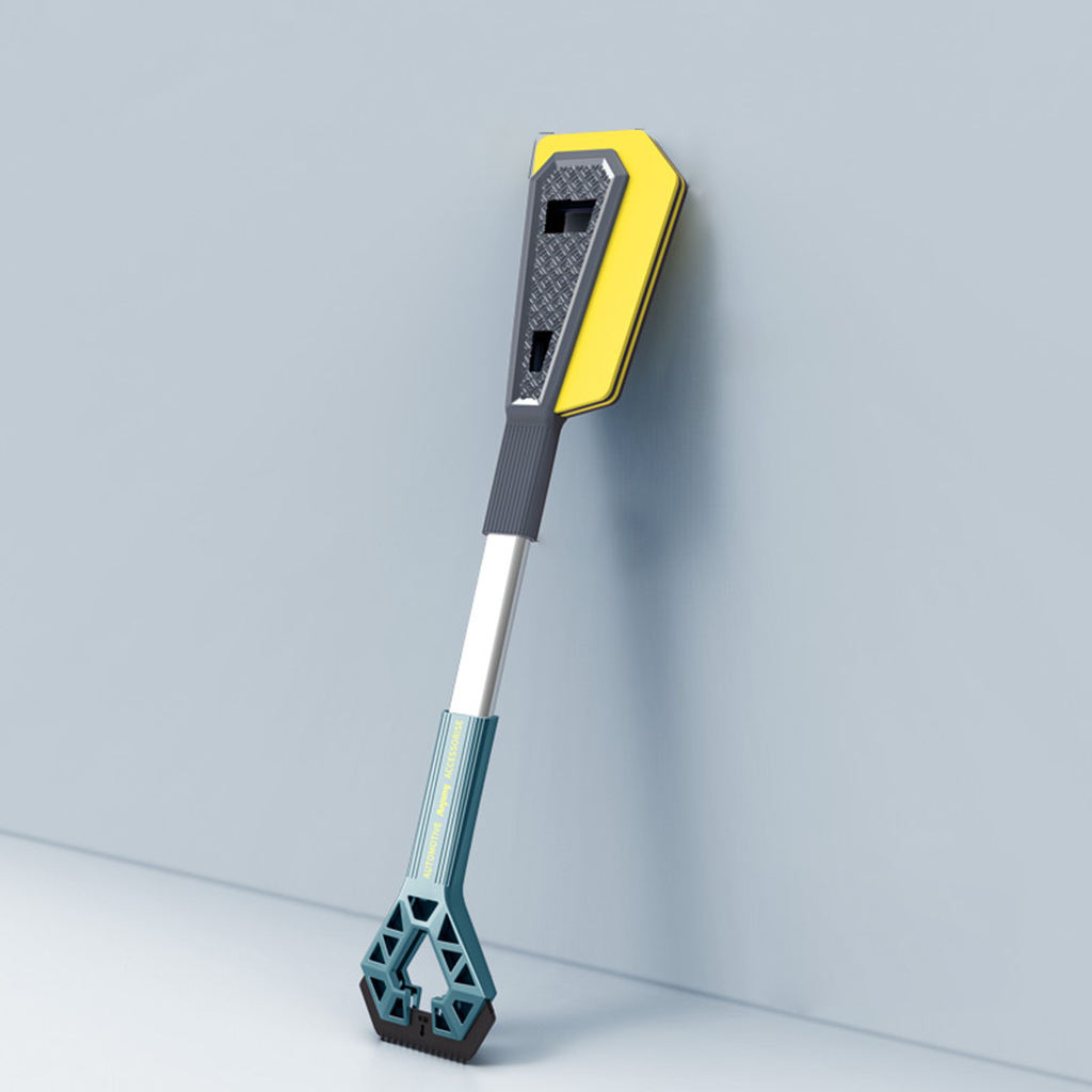 Universal Car Snow Shovel Non-Slip Handle Ice Scraper Ice Breaker EVA Sponge Tools Snow Brushes Windshield for Outdoor Winter: Double Blue SUV 