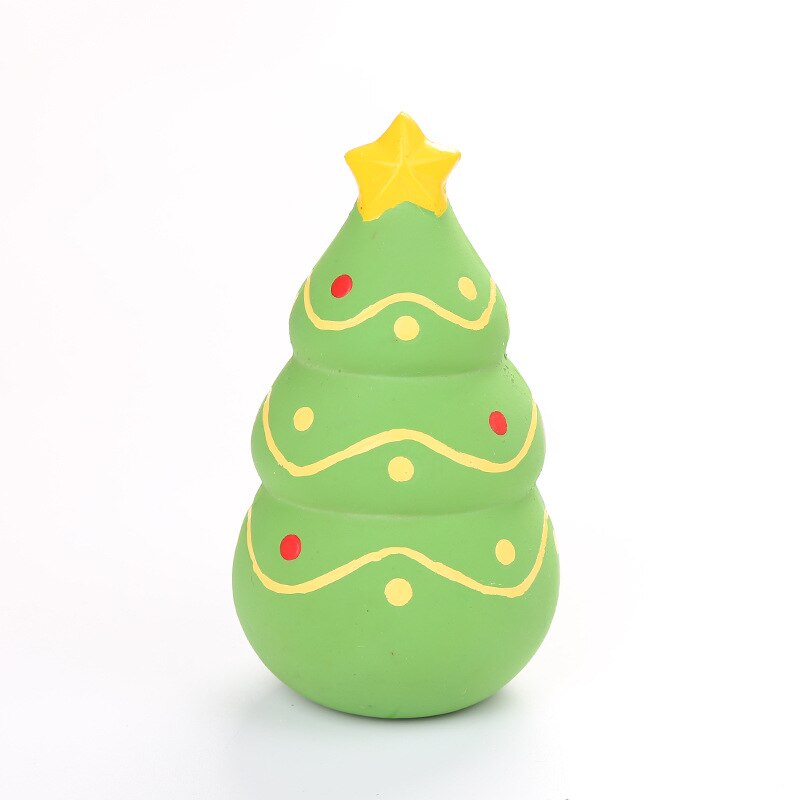 ! Série de noël chien à mâcher jouet père noël Elk intéressant molaire dent nettoyage Latex naturel maison fournitures pour animaux de compagnie