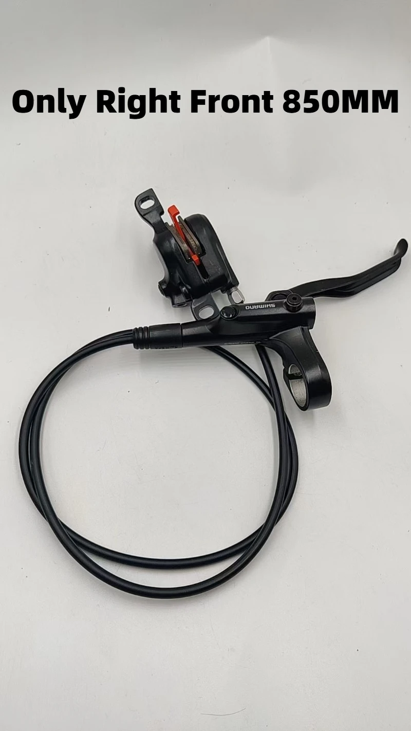 Shimano MT200 BR Hydraulic Disc Brake BL-MT200 One Pair With Brake Pads 800MM 850MM 1400MM 1450MM 1550MM For MTB E-Bike Riding: black