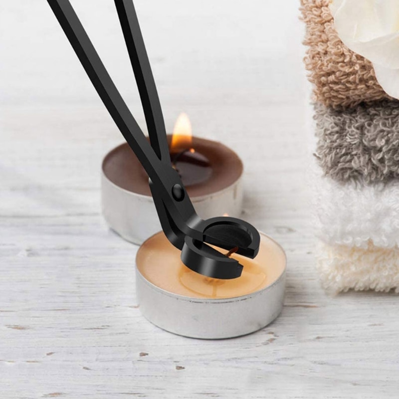 2 Stks/set Kaars Accessoire Set Rvs Schaar Kaars Bel Blussen R9JC