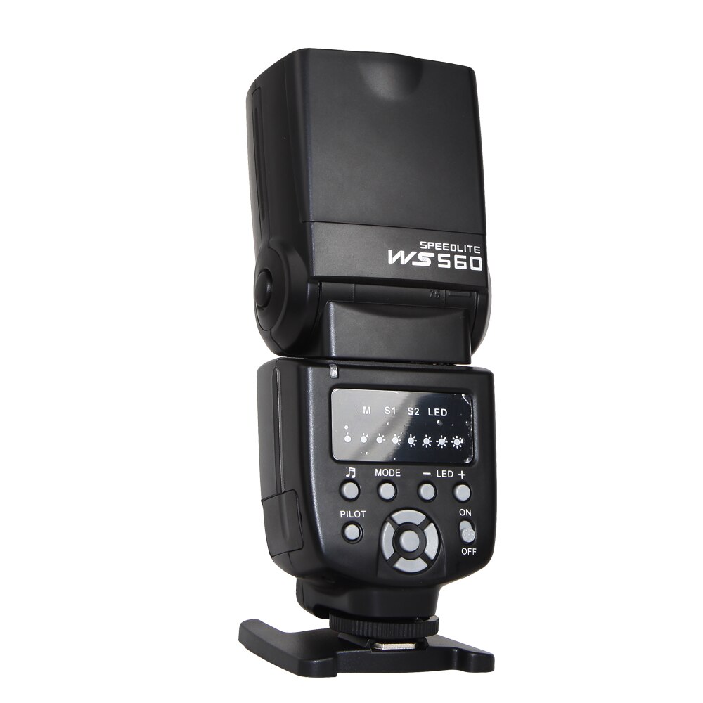 WANSEN-Flash Speedlite WS-560 ws560 para cámara, luz de flash para NIKON D3100, D5100, D7000, Canon 60D, 600D, 650DV, 70D, novedad,