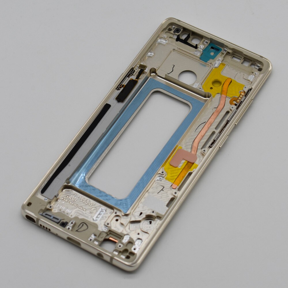 Original Für Samsung Galaxis Hinweis 8 N950 s8 G950 Mittleren Rahmen Lünette Metall Gehäbenutzen fallen mit Energie Volumen Seite Geschmack