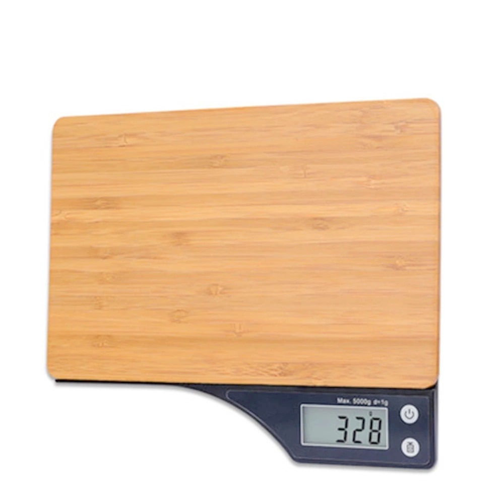Keukenweegschaal, elektronische voedselweegschaal voor huishoudelijk gebruik, 5kg/1g draagbare koffieweegschalen, lcd-scherm voor kg/lb/oz/g, waterdichte slimme weegschaal