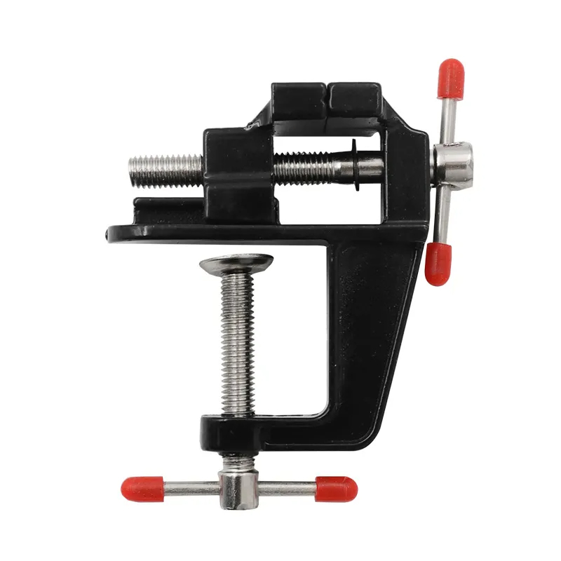 Mini Bench Vise Table Clamp Screw DIY Craft Mold Fixed Repair Tool Plier Jewelry Make Electronics Small Hobby Workbench Portable: Green