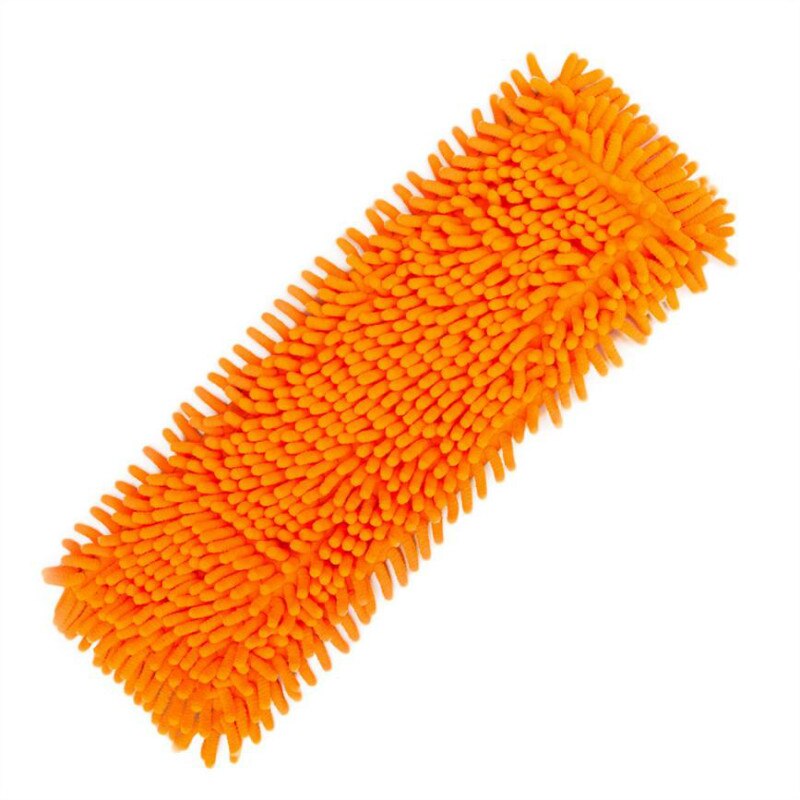 Coral Household Flat Mop Microfiber Dust Cleaning Pad Mop Head Replacement cleaning tools: Orange