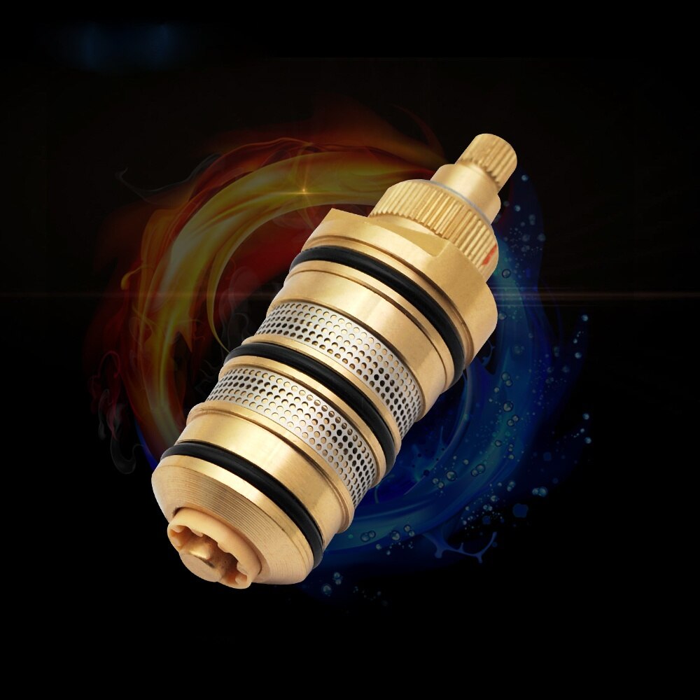 Messing Thermostatische Spool Koperen Kraan Cartridge Bad Mengkraan Douche Mengkraan Pas De Mixing Watertemperatuur