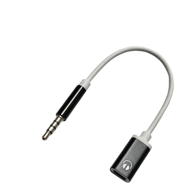 3.5mm Male to Type-c Female Headphone Aux Cable Converter Type-C To 3.5mm Jack Converter Earphone Audio Adapter Cable 1pcs: green