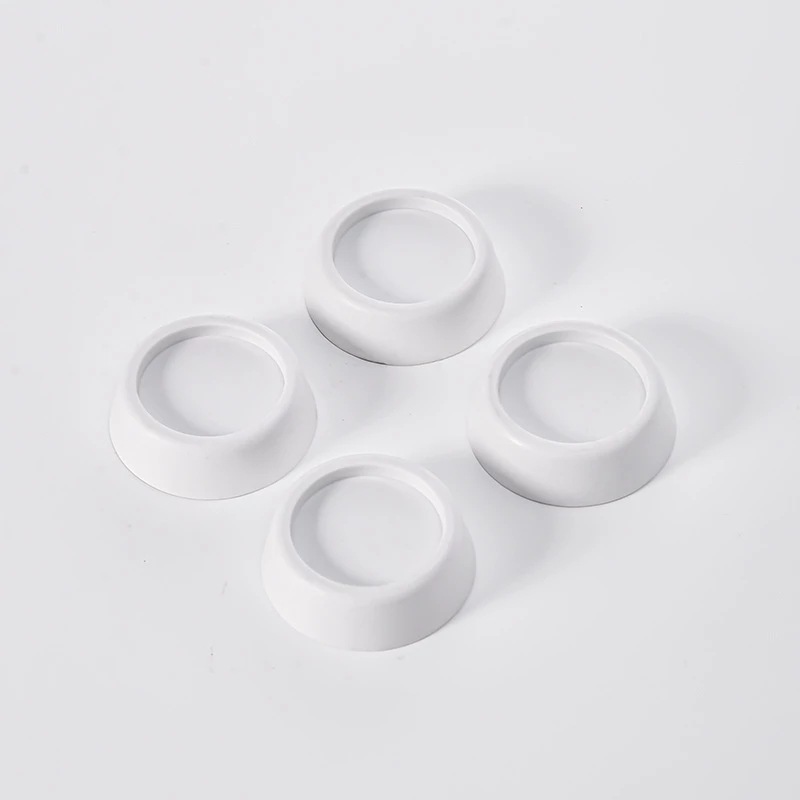Almohadillas antivibración para lavadora, patas de goma para muebles, alfombrilla antideslizante, almohadilla Base Universal para patas reductora de ruido, 4 Uds. ﻿ Alfombrillas: Blanco y negro