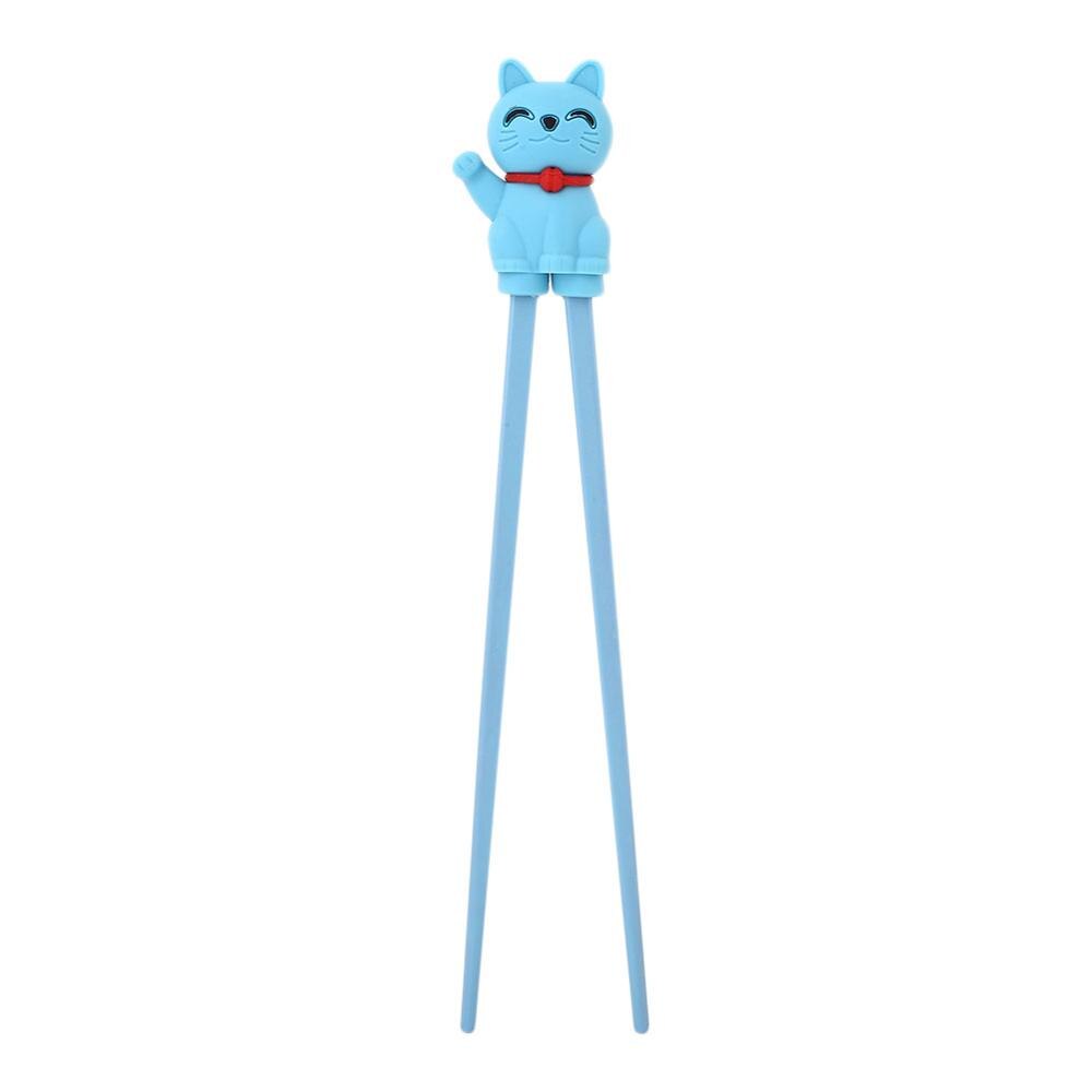 Palillos de goma antideslizantes para niños, palillos de entrenamiento al azar, para aprendizaje, 1 par