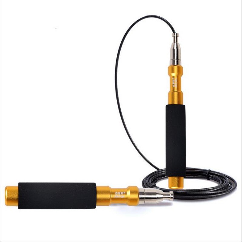 Speed ​​Jump Rope Skipping Rope For MMA Boxing Jumping Training Lose Weight Fitness Home Gym Workout Equipment: Light Yellow