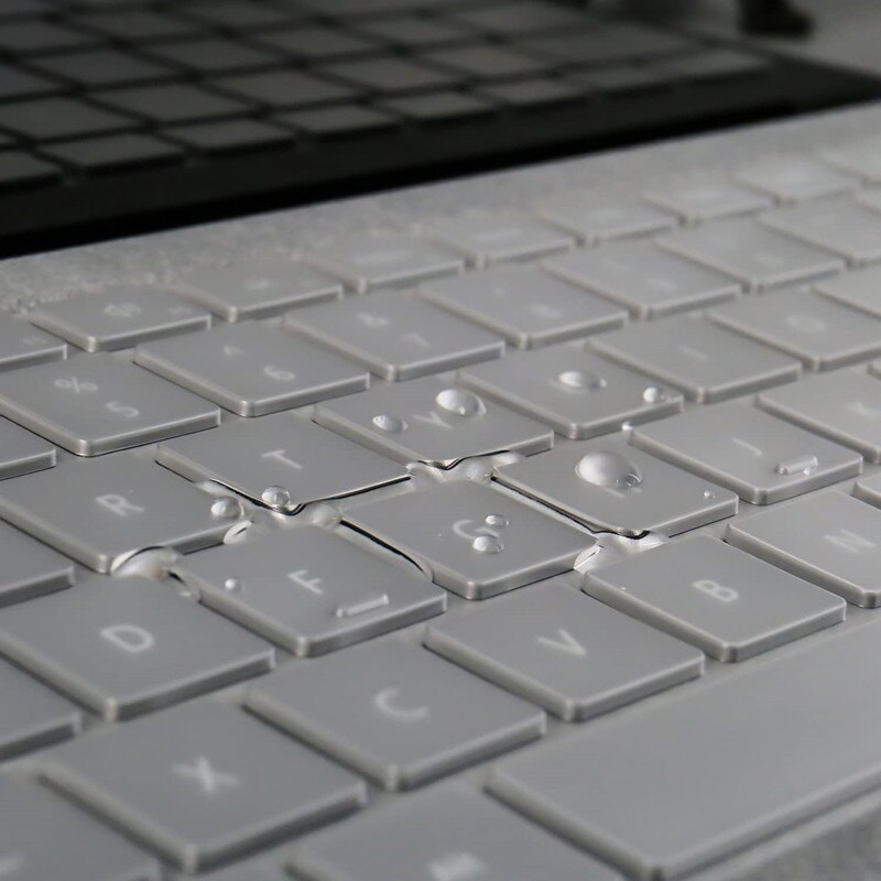 Teclado do portátil capa de silicone perfeitamente apto para microsoft surface pro 4 5 6 7 2017 2018 2019 ultra macio-toque tpu protetor