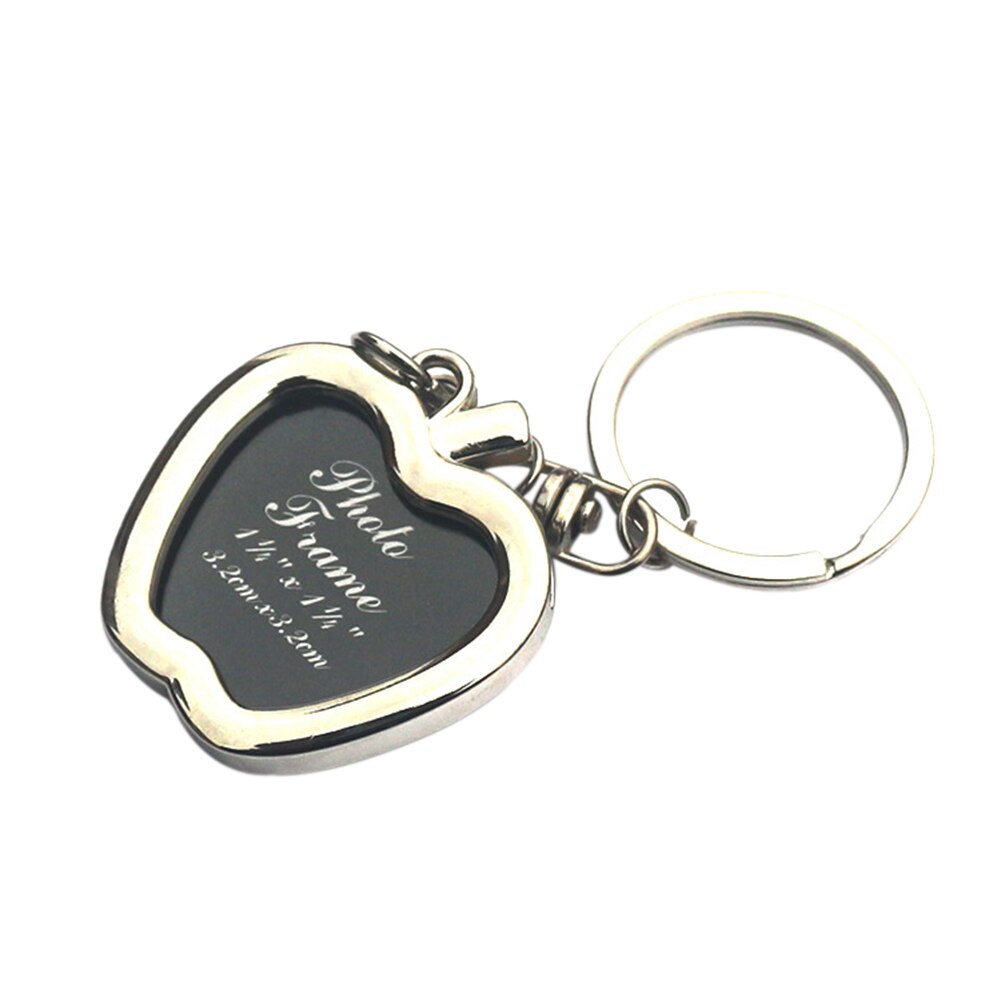 Creatieve Metaallegering Insert Foto Fotolijst Split Leuke Sleutelhanger Sleutelhanger Diy Liefde Valentijnsdag: A