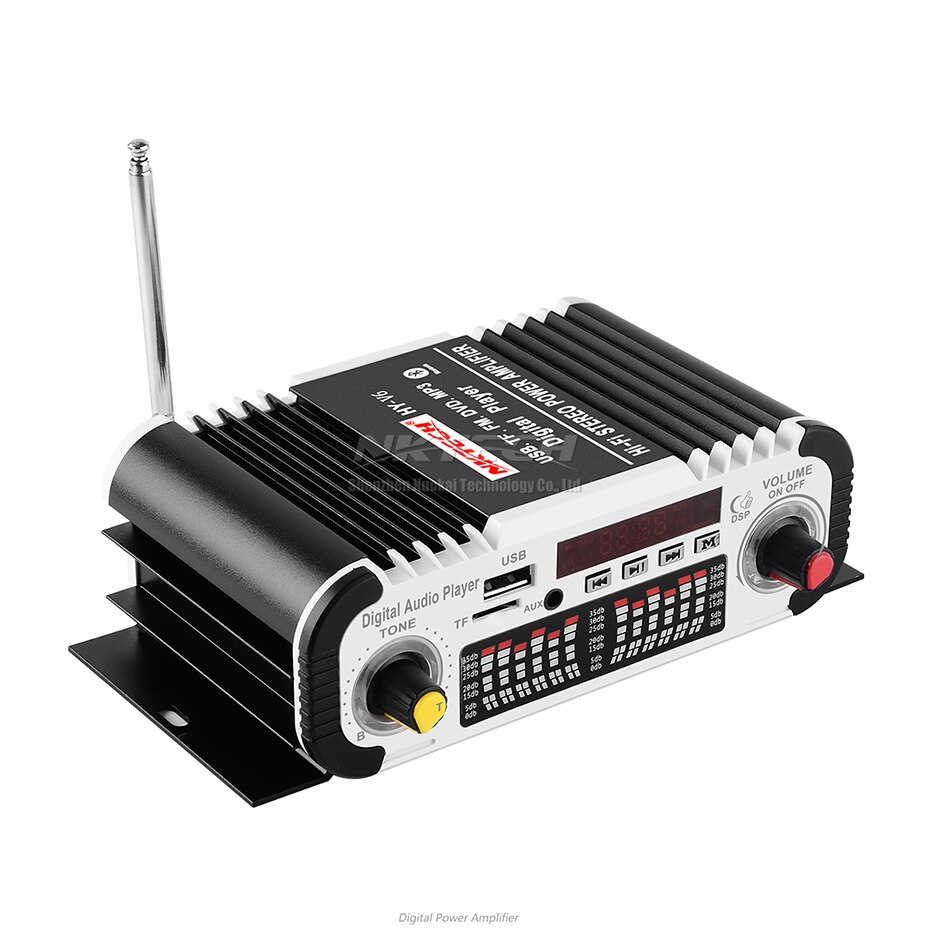 NKTECH HY-V6 Auto Digital Audio- Spieler Bluetooth Energie Verstärker 2CH x 20W Hallo-fi Stereo Hause Ampere mit FM TF DVD MP3 USB AUX Eingang
