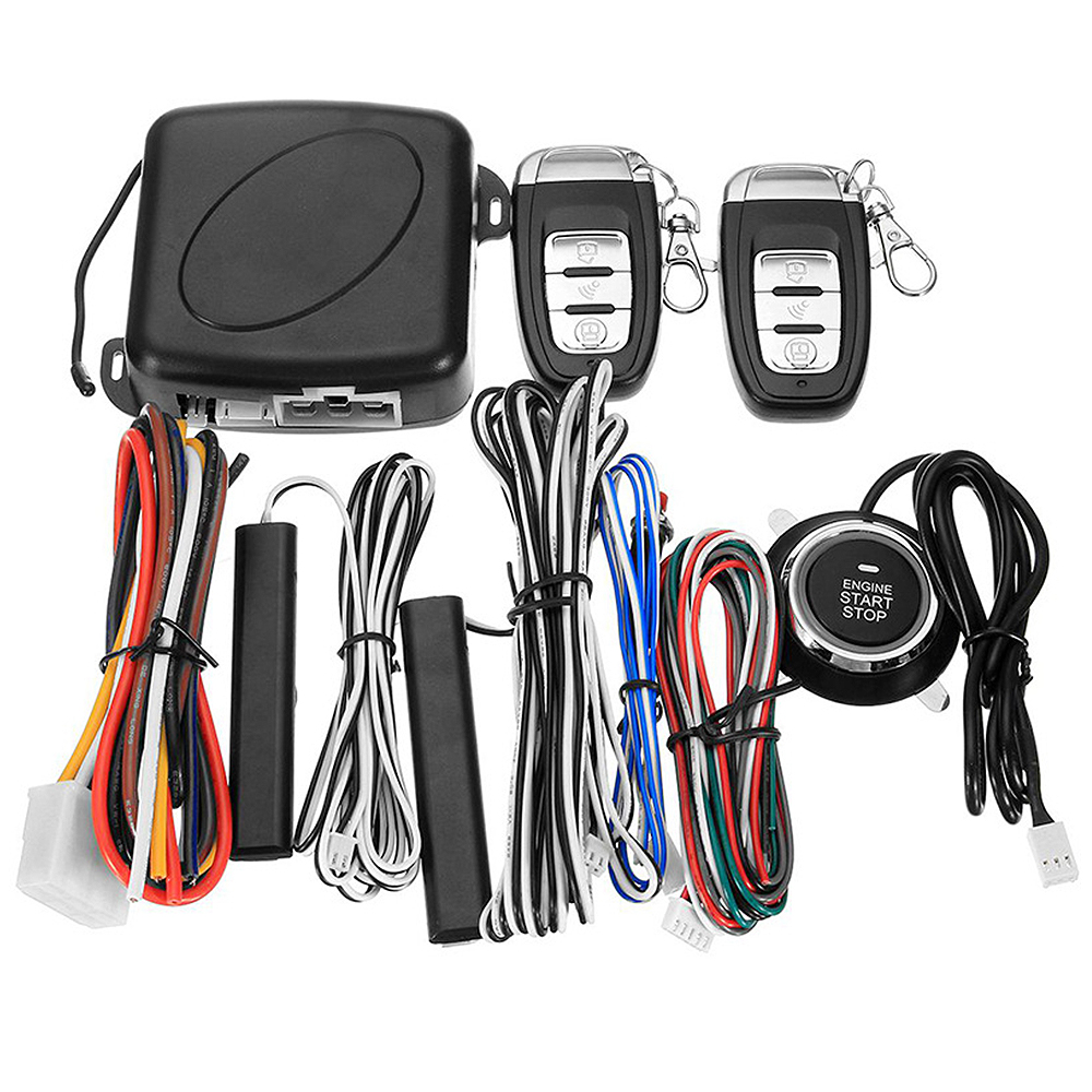 Car Keyless Entry Engine Start Alarm System Push B... – Grandado
