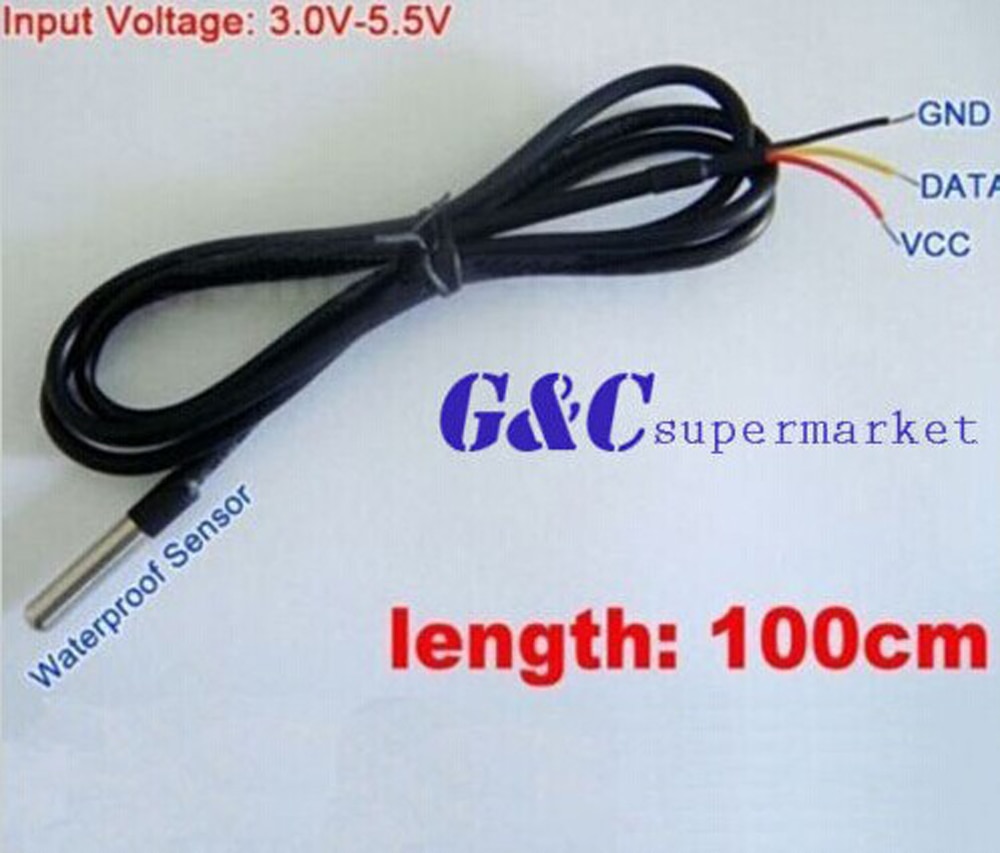 10pcs Waterproof Digital Thermal Probe or Sensor DS18B20 DS18B20 Sensor