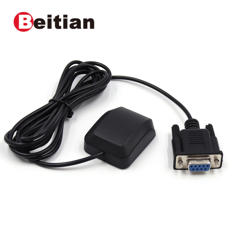 Beitian, 5.0V RS232 DB9 Vrouwelijke Connector RS-232 Gps Ontvanger, 9600bps,NMEA-0183 Protocol, 4M Flash, BS-71D