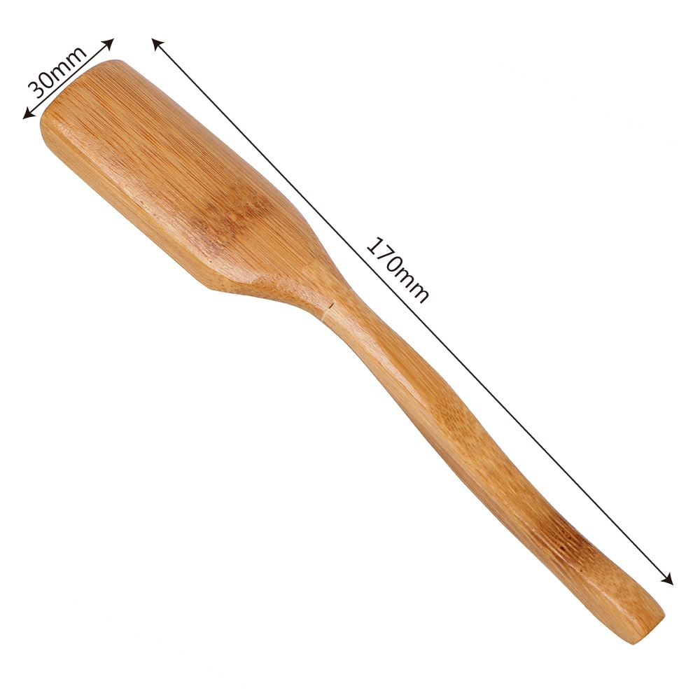 NICEYARD Natural Bamboo Tea Scoop Tea Leaves Chooser Holder Spoon for Tea Honey Sauce Sugar Coffee Delica Retro Style