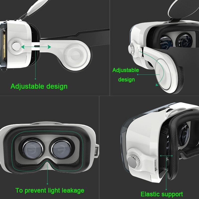 xiaozhai BOBO VR Z4 Glasses with Bluetooth Remote Google Cardboard Pro for Iphone Android Smartphone Biocular Immersive