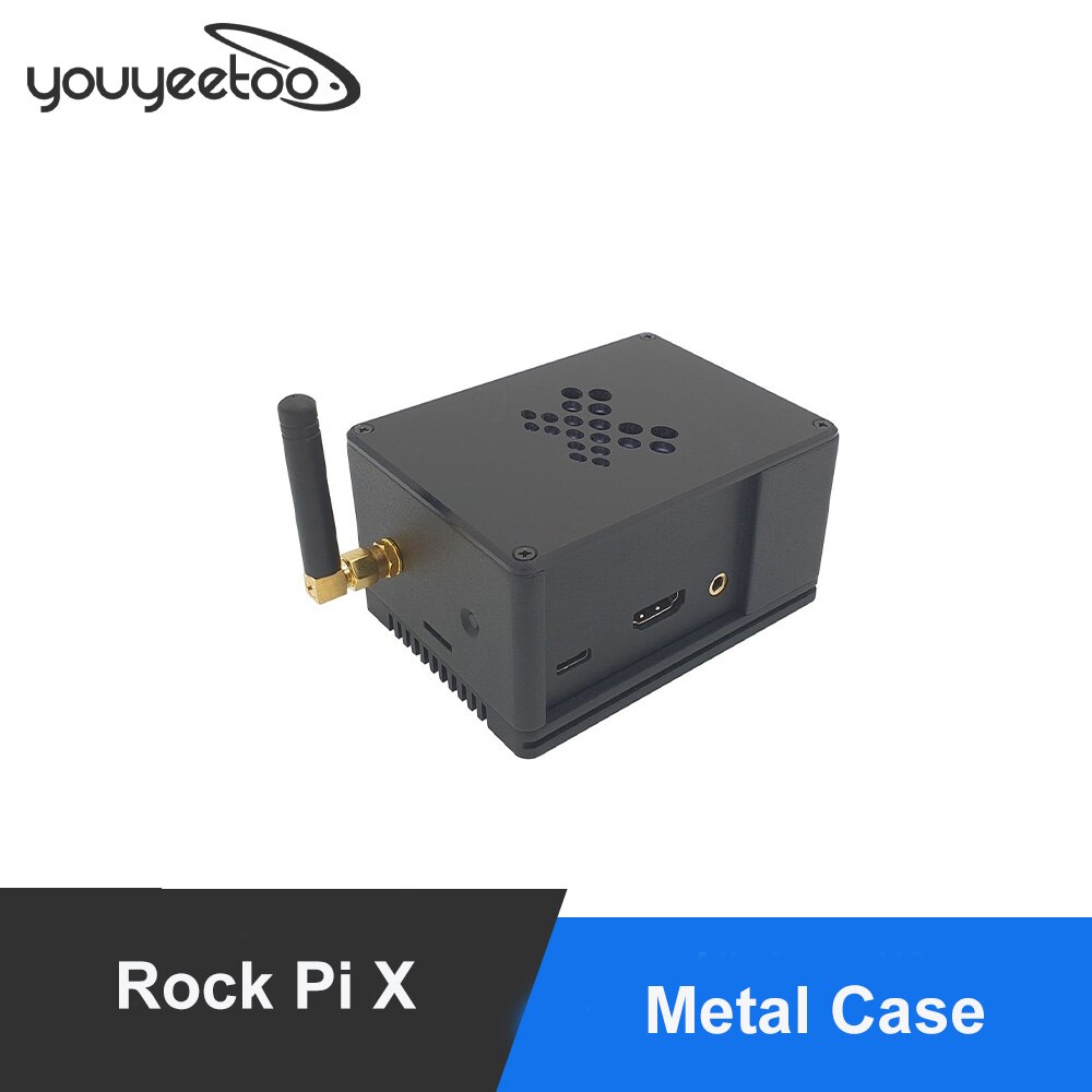 Coque métallique pour Rock Pi X