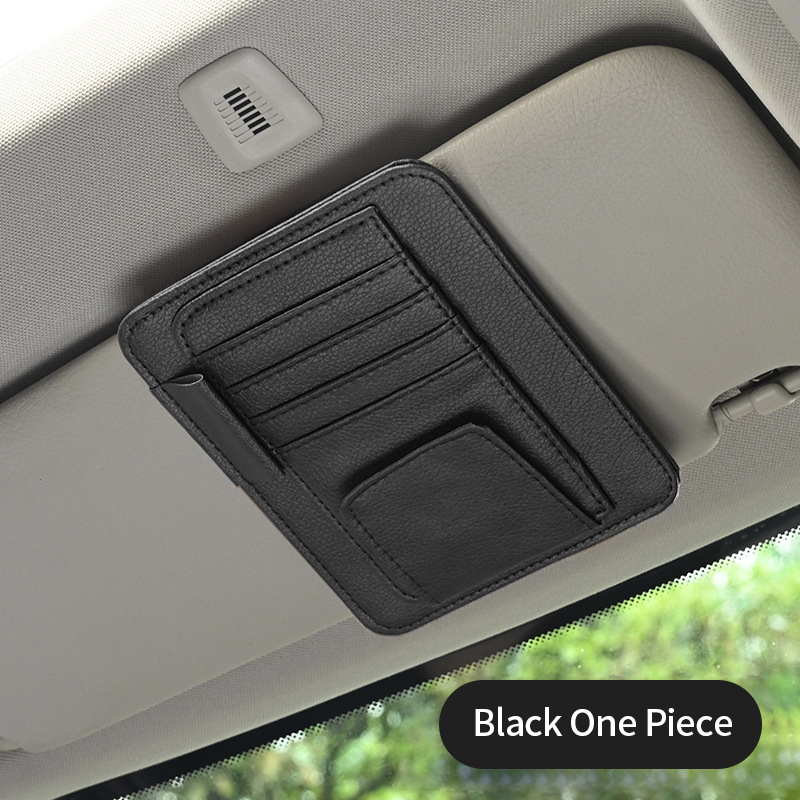 Organizador de viseira de sol do carro multi-bolso acessórios interiores para suprimentos de carro novidade abarth 595 acessórios ioniq 5