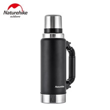 Naturehike-botella de agua al vacío clásica, taza térmica de acero inoxidable con aislamiento, para acampar al aire libre, 2,2l/1,25l
