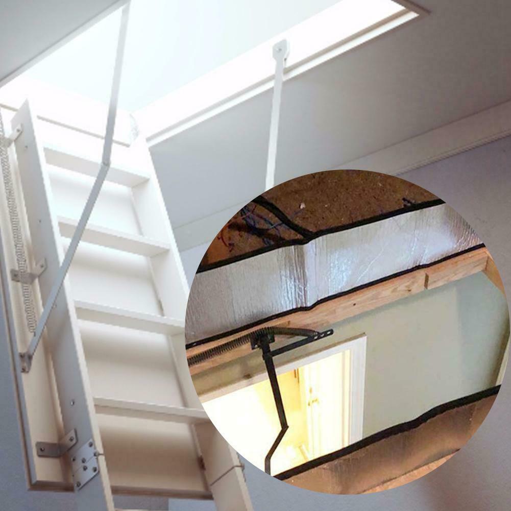 Fireproof Attic Tent Cover Attic Door Insulation Cover Attic Insulator Attic Ladder Insulation Cover Double-sided Aluminum Foil