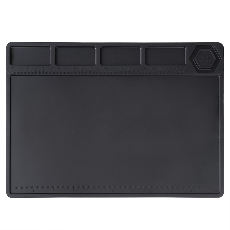ESD – tapis de travail pour le soudage, isolant thermique, avec aimant, en Silicone, résistant aux hautes températures