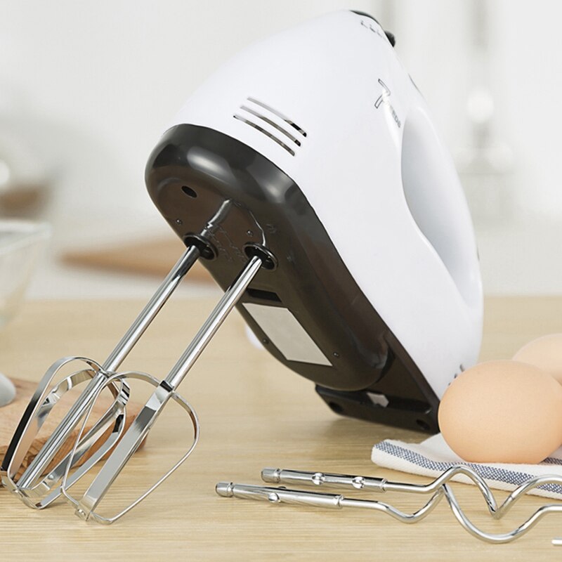 Handmatige mini-mixer 7-- snelheden deeg handmatige mixer multifunctionele keukenmachine (eu-stekker)