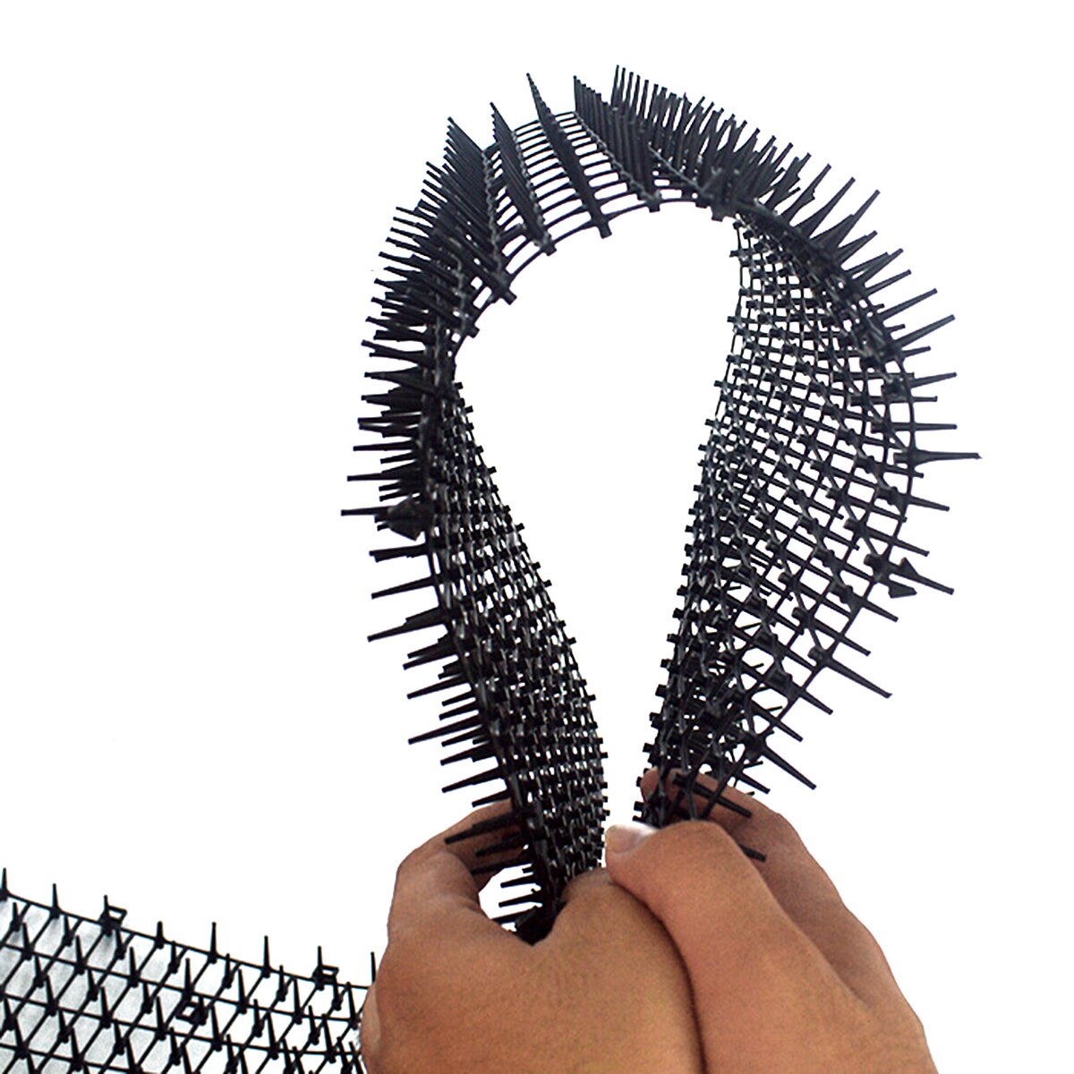 2 Meters Cat Scats Mats with Spikes Prickle Strips Anti-Cat Digging Stopper for Garden Protect Plants Flowers Balcony Farm