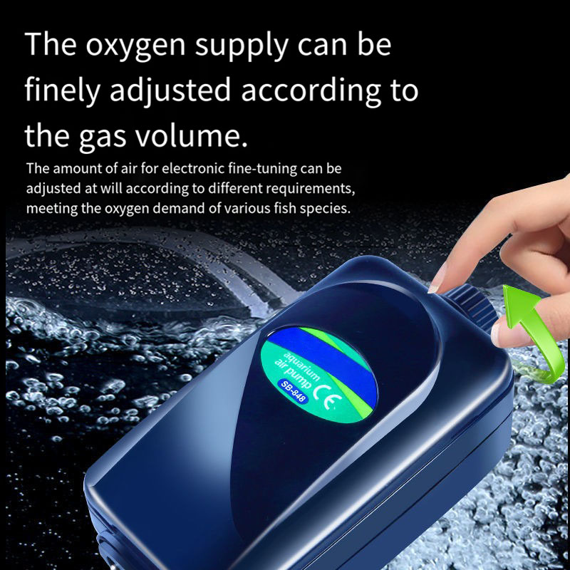 Fish Tank Oxygen Pump 220 240V Ultra Quiet Aquarium Air Pump Aerator for Home Aquarium