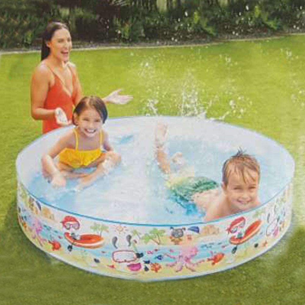Piscine familiale à clipser pour enfants, pataugeoire pour garçons et filles, cour d'eau amusante d'extérieur, en Stock