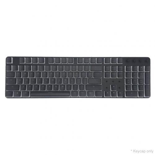 Klawisze podświetlenia klawiszy RGB 108 zamiennik klawiatury wiśnia/Kailh/Gateron/Outemu: czarny