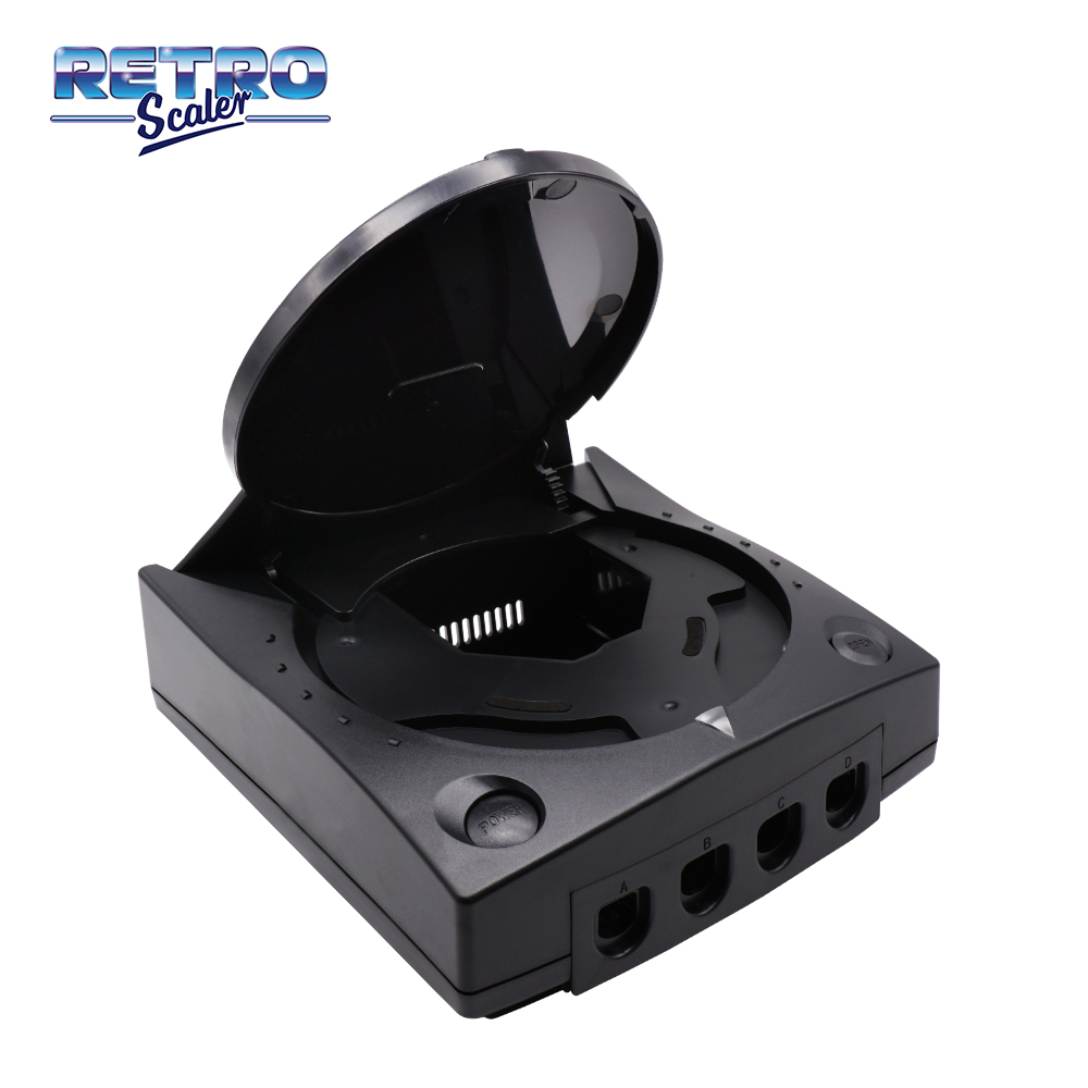 RetroScaler-carcasa de plástico de CC para consola de videojuegos Dreamcast, caja transparente, repuesto
