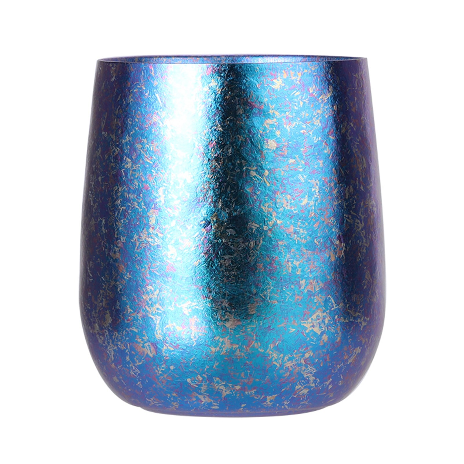 255Ml Dubbele Muur Titanium Koffie Beker Bier Cup Lichtgewicht Outdoor Reizen Camping Backpacken Water Thee Cup: Color B