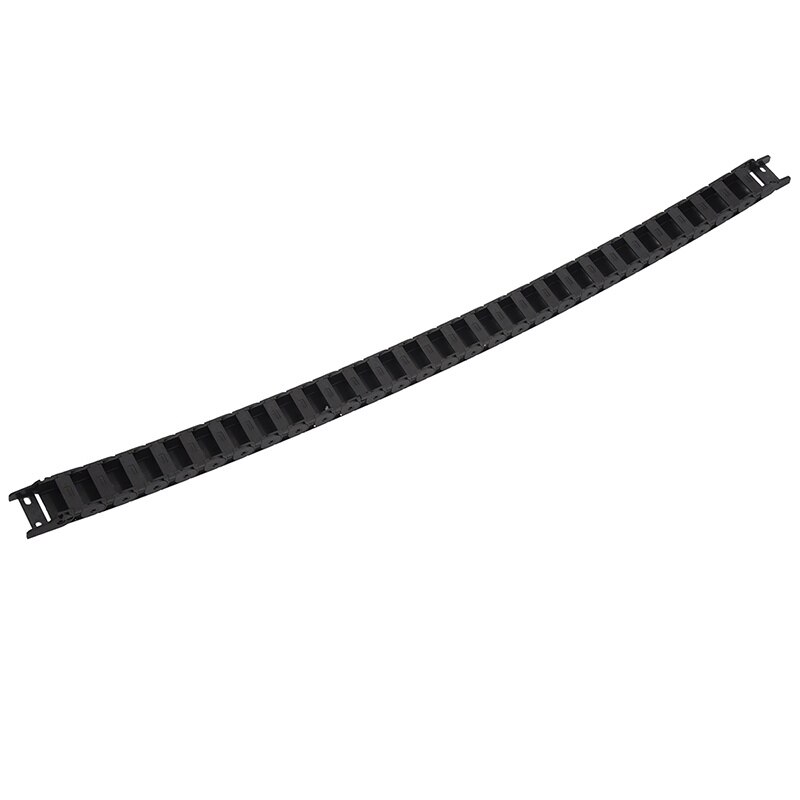 Absf 18Mm X 37Mm Zwart Flexibele Semi Afgesloten Kabel Drag Chain 1M 39.4&quot;