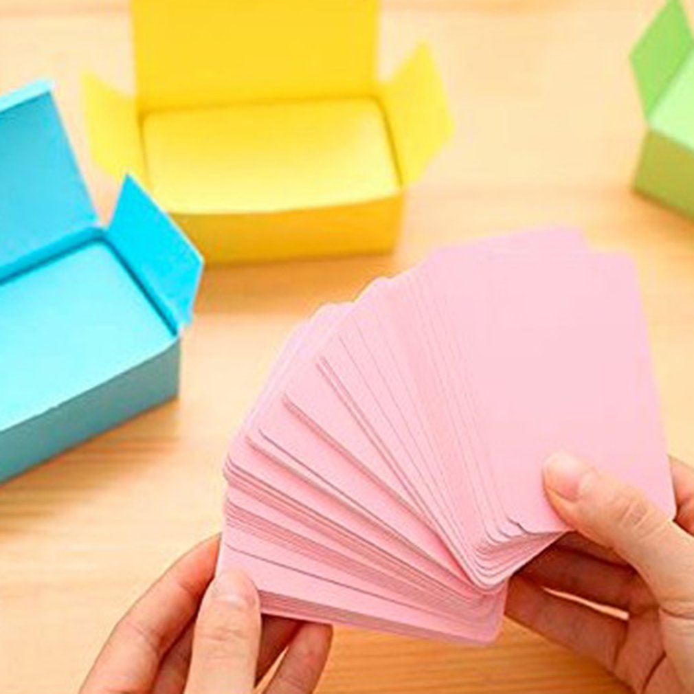 Thickening Blank Diy Graffiti Rounded Small Cards Word Cards Sticky Note Card Message Cards