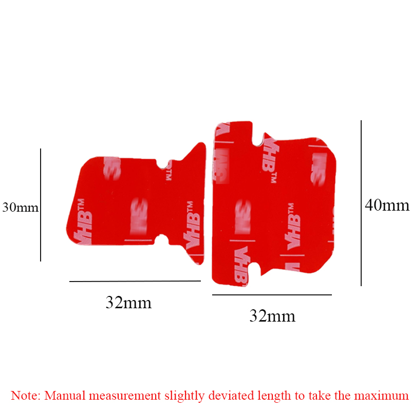 Für Cardo PACKTALK Edge Motorrad Bluetooth Intercom Helm Kopfhörer Hartdrahtmikrofon VHB doppelseitiges Klebeband und Aufkleber