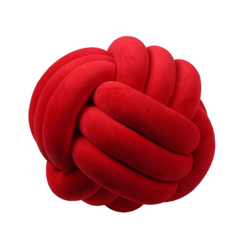 Zachte Knoop Bal Kussens Bed Gevulde Kussen Home Decor Kussen Bal Pluche Gooi: 16